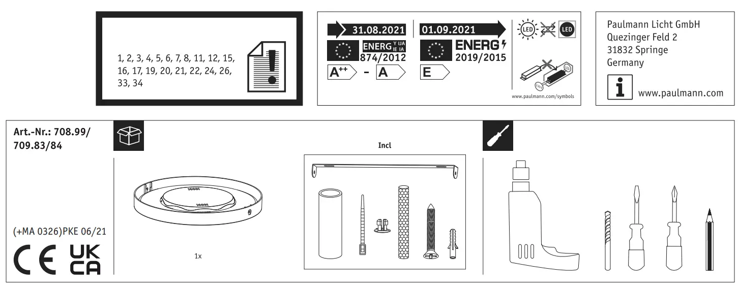 Paulmann 708.99 Ceiling Light fig