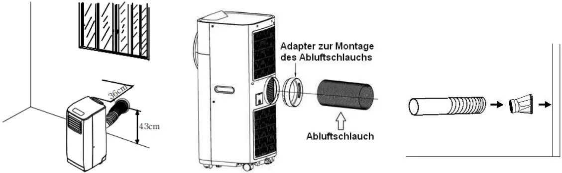 Aktobis AG FGA1075 Top Air Conditioner - Connection