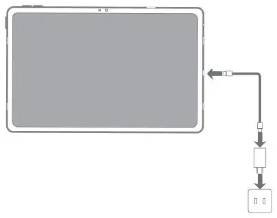 Lenovo TB128FU Tab M10 Plus 3rd Gen Tablet User Guide - Charging your device