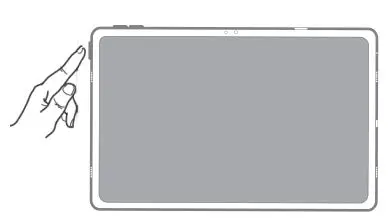 Lenovo TB128FU Tab M10 Plus 3rd Gen Tablet User Guide - Turning on