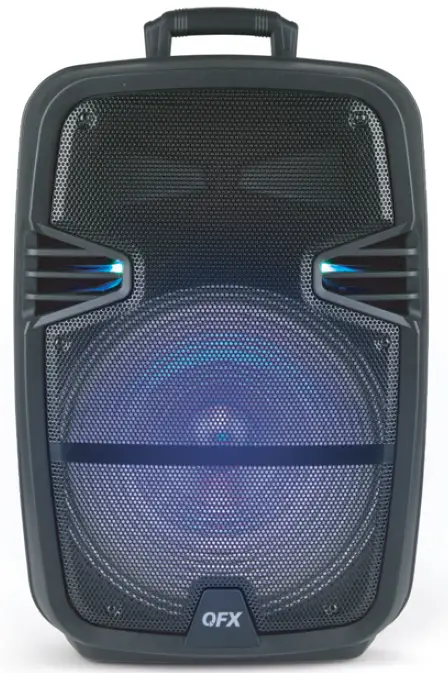 QFX PBX-616 15 Inch Bluetooth Rechargeable Speaker