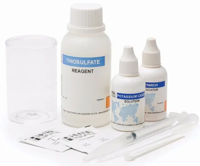 HANNA instruments HI 38023 Total Chlorine Extended Range Test Kit-PRO