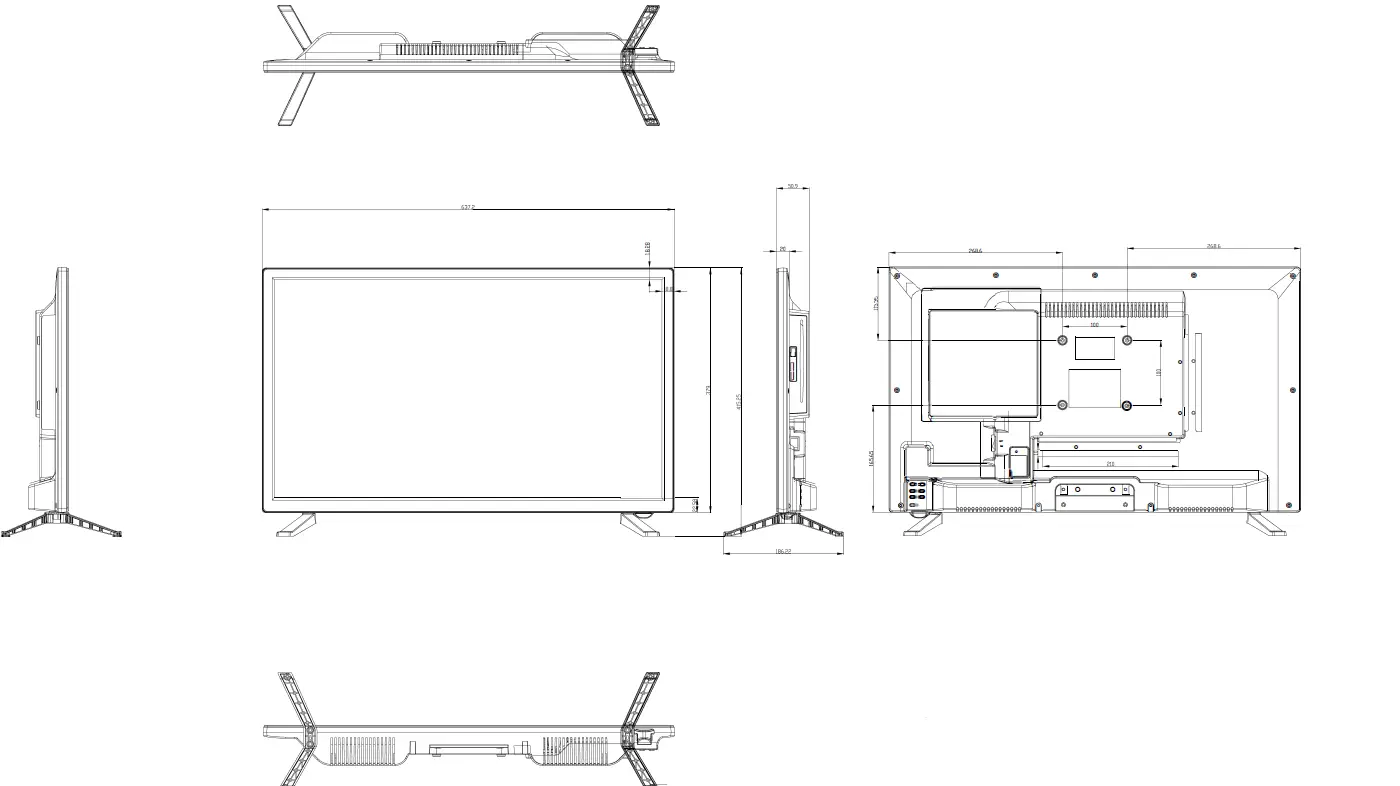 MAJESTIC SLT271D 24 Inch Smart LED TV-1