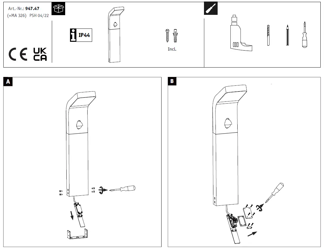 Paulmann 947.47 LED Bollard Light 1