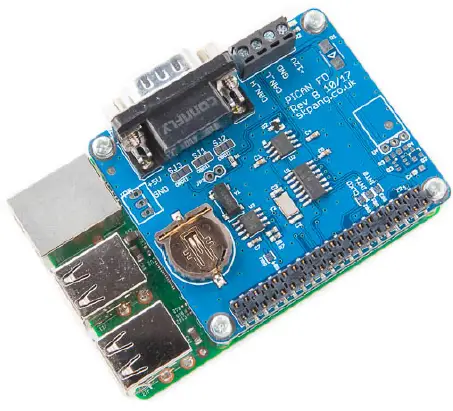 SK Pang electronics PiCAN FD with RTC-1