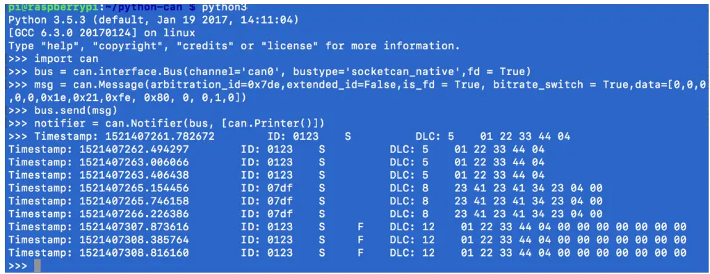 SK Pang electronics PiCAN FD with RTC-10