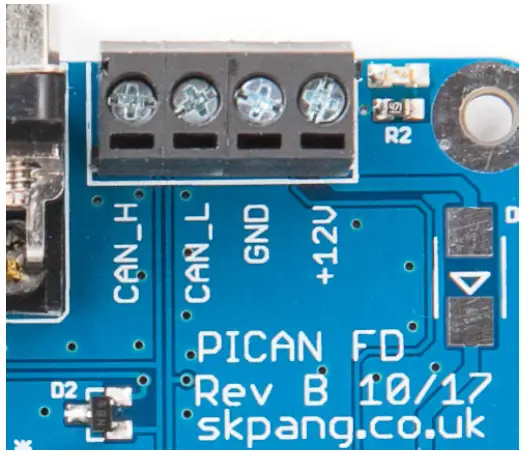 SK Pang electronics PiCAN FD with RTC-4