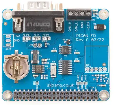 SK Pang electronics PiCAN FD with RTC