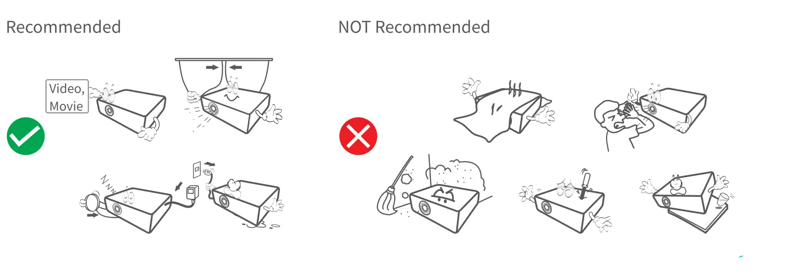 ACROJOY ‎D501 4K Support Native 1080P Portable Projector-2