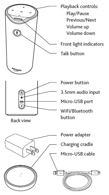 Amazon Tap - Alexa-Enabled Portable Bluetooth Speaker 1