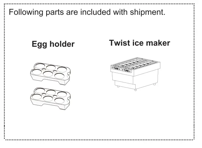 SHARP Side-by-Side Refrigerator-EGG