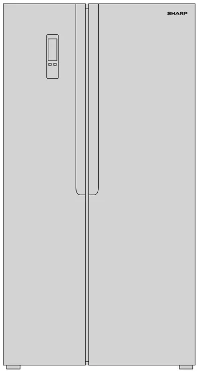 SHARP Side-by-Side Refrigerator-P6