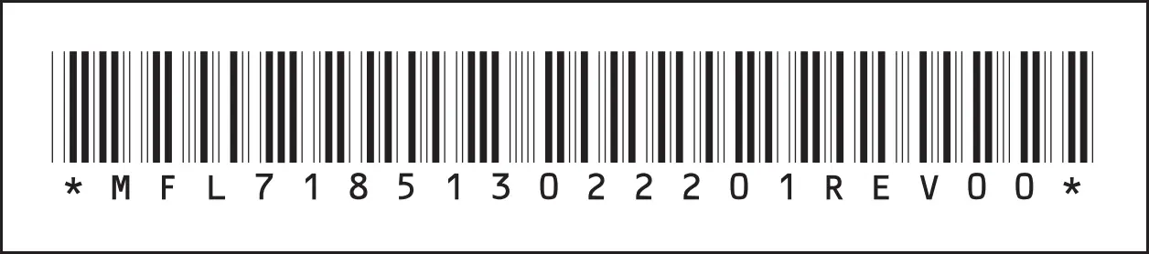 LG OLED65G6T - Bar code 1