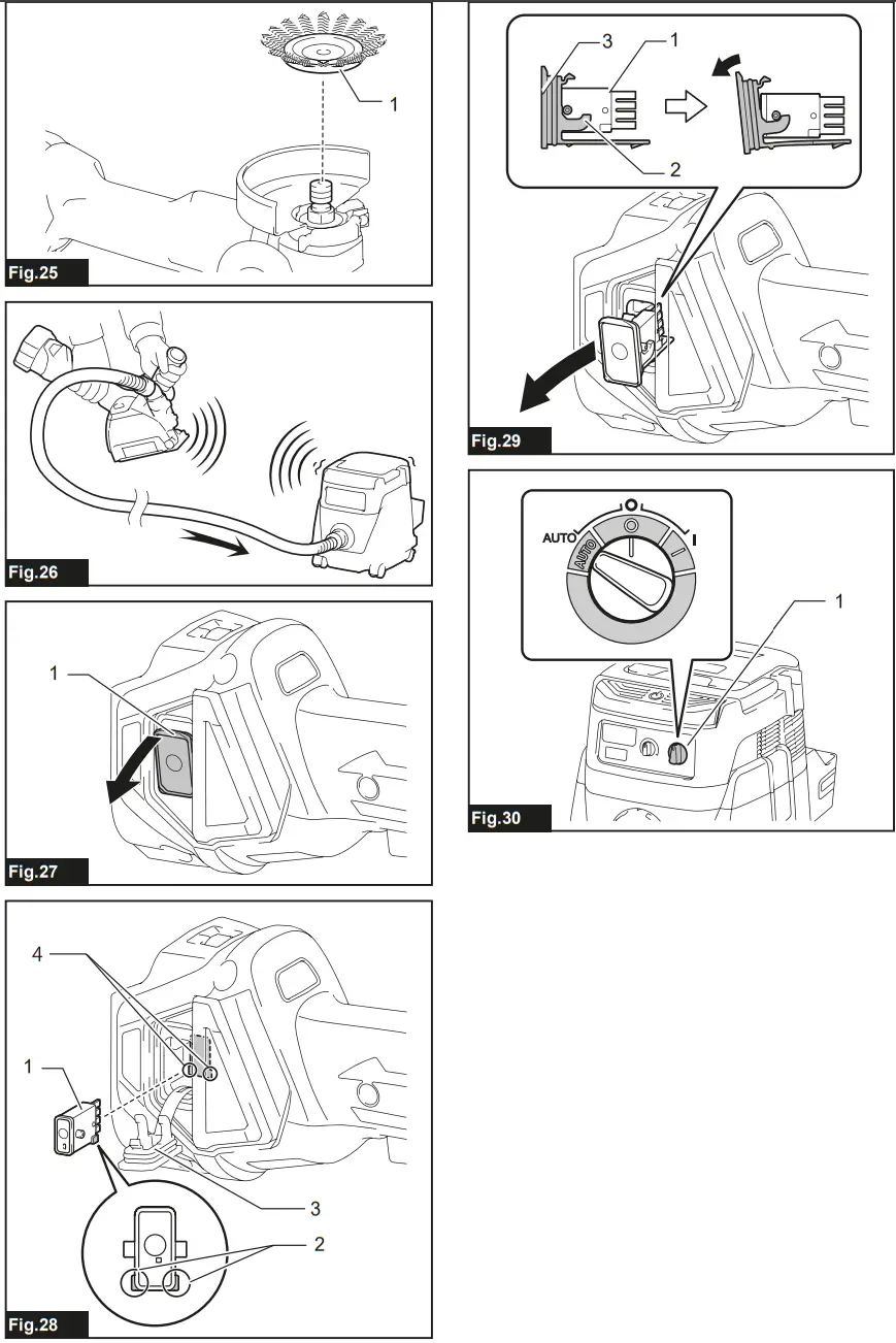 makita DGA417 Cordless Angle Grinder fig 5