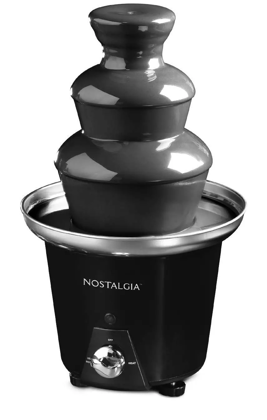 Nostalgia 3-tier Chocolate Fondue Fountain User Manual