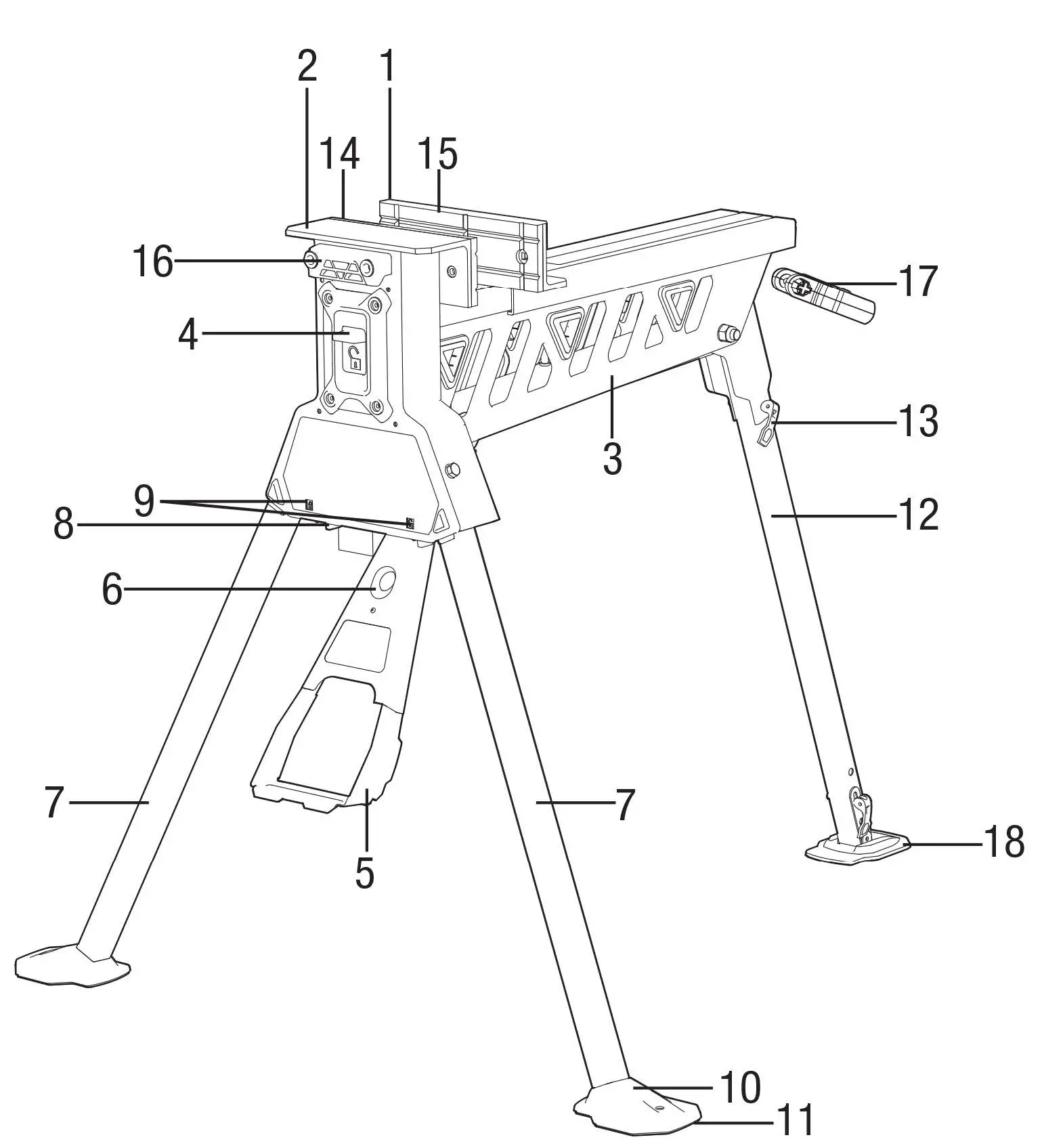 BORMANN-BBV9550-Portable-Vice-with-1Ton-Capacity-FIG-1
