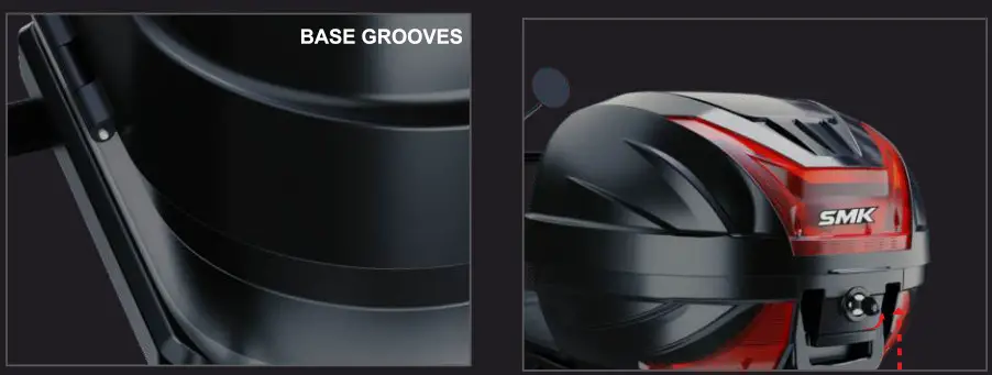 SMK TCR 291N Black for Two Wheelers - 11