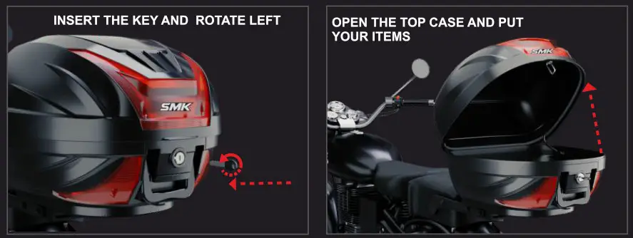 SMK TCR 291N Black for Two Wheelers - 14