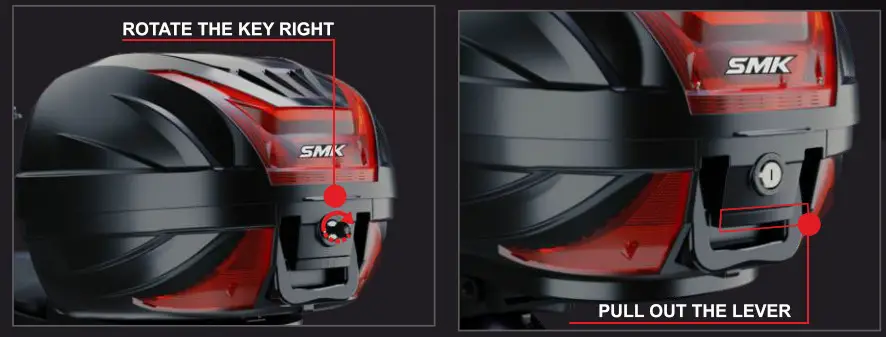 SMK TCR 291N Black for Two Wheelers - 16