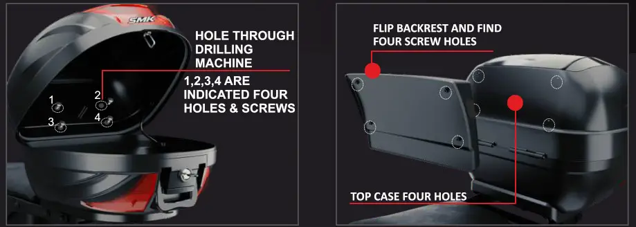 SMK TCR 291N Black for Two Wheelers - 19