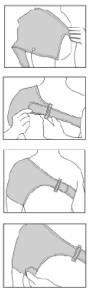 SHARPER IMAGE 207140 Heat Therapy -SHOULDER WRAP