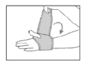 SHARPER IMAGE 207140 Heat Therapy -Wrap the strap