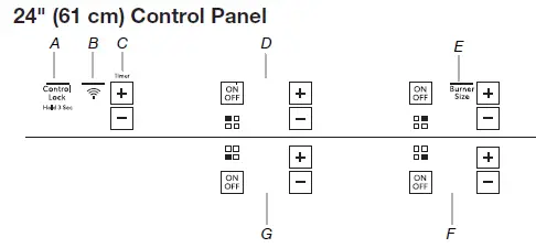 JENNAIR 24, 30 and 36 Inch Touch Control and Knob Control Radiant Cooktop 1