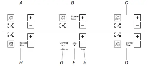 JENNAIR 24, 30 and 36 Inch Touch Control and Knob Control Radiant Cooktop 5