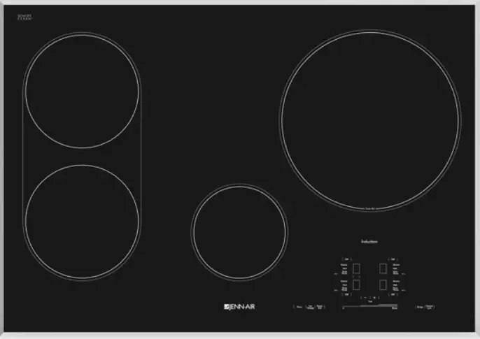 JENNAIR 24, 30 and 36 Inch Touch Control and Knob Control Radiant Cooktop