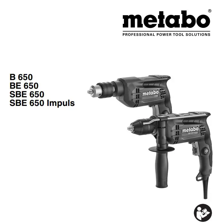 metabo B 650 650W Metal Power Shear Instructions