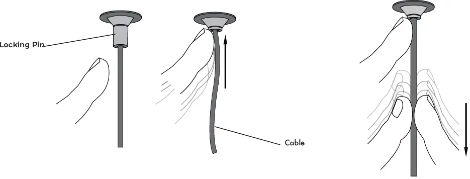 VONN VMC34334 Up-Down 4-Light Integrated LED Black Linear Chandelier Lighting Fixture 10