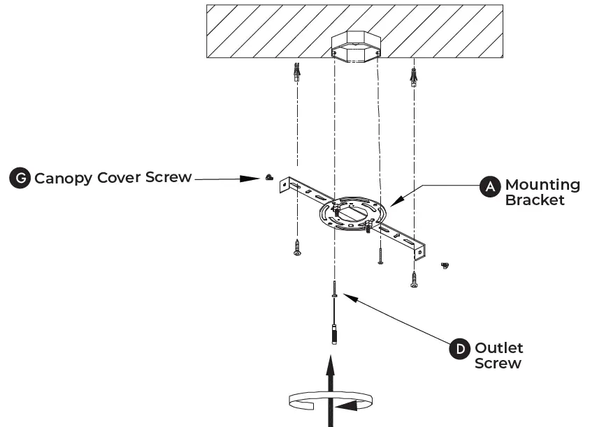 VONN VMC34334 Up-Down 4-Light Integrated LED Black Linear Chandelier Lighting Fixture 11
