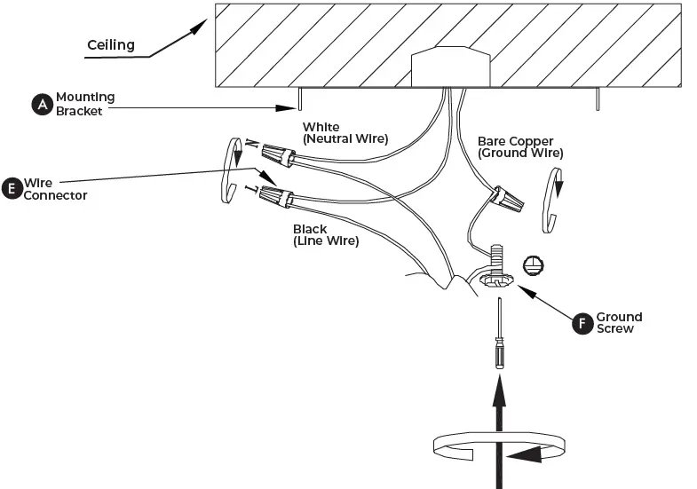 VONN VMC34334 Up-Down 4-Light Integrated LED Black Linear Chandelier Lighting Fixture 13