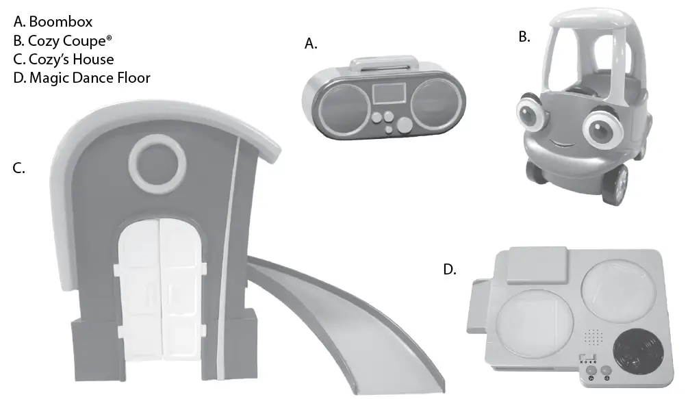 little tikes 661303 Lets Go Cozy Coupe Cozys House Kids Toys 1