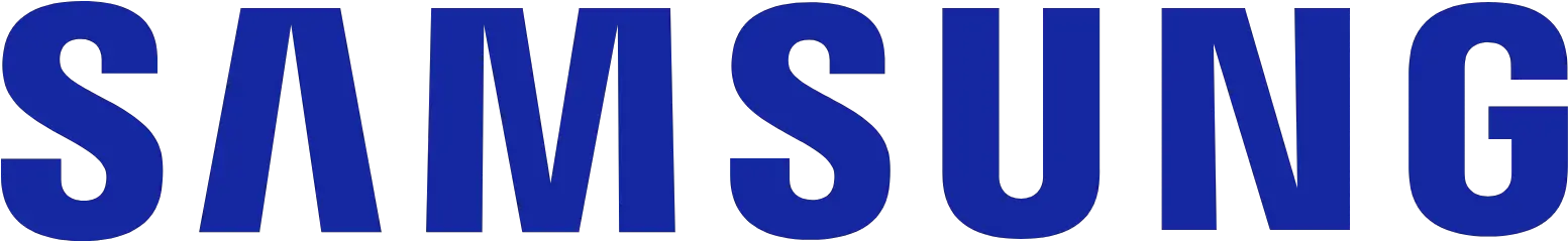 Samsung logo in transparent PNG and vectorized SVG formats