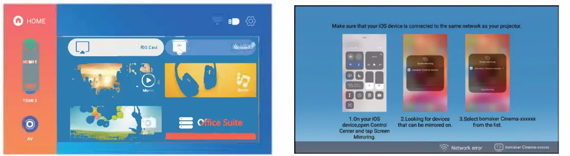 Bomaker cinema 500 MAX native Full HD 1080P LED Projector-30