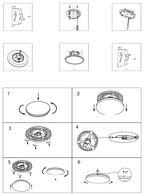 nita NT01105 Aurora Ceiling Light 1