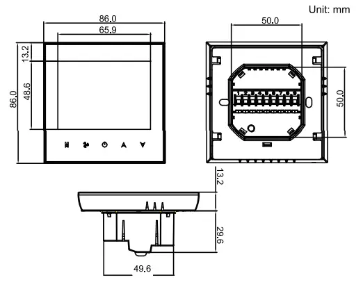 ZigBee-BAC-3000-Series-Thermostat-FIG-1