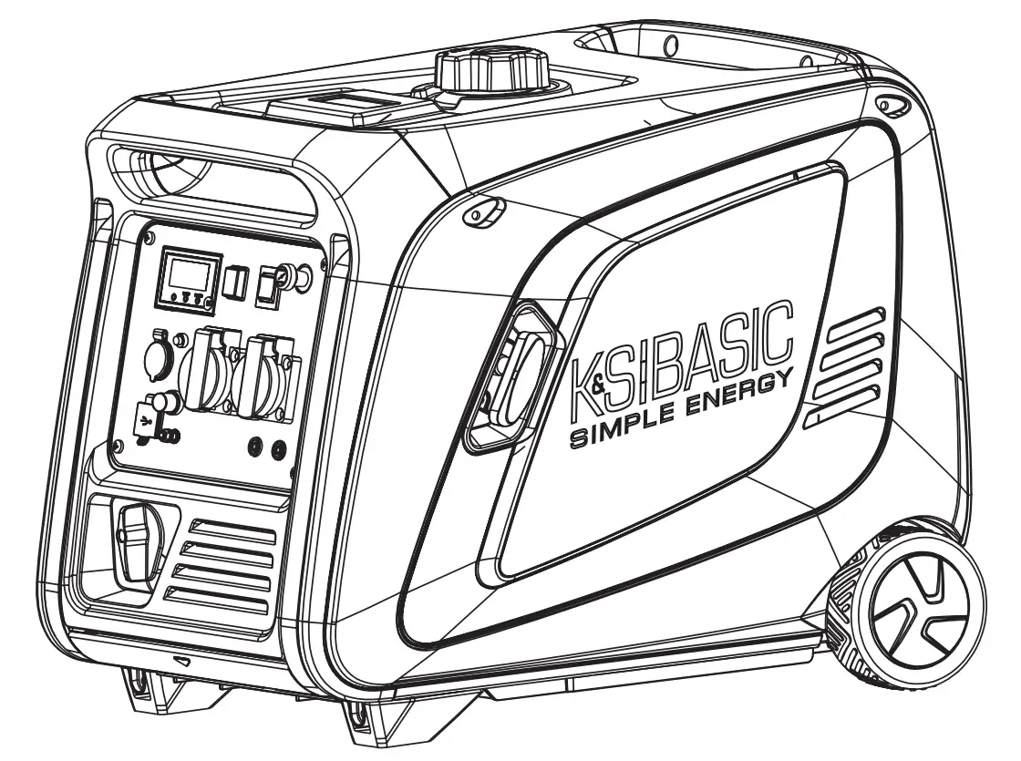 K and SIBASIC KSB 40i S Inverter Generator