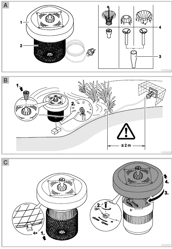 pontec PondoClear Island 3000 Unique Floating Pond Filter 1