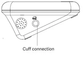 Dr Trust Monitor -106 A-one Galaxy with MDI Blood Pressure User Manual - Insert air connector into air outlet