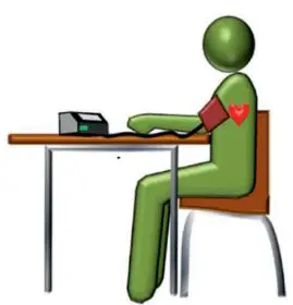 Dr Trust Monitor -106 A-one Galaxy with MDI Blood Pressure User Manual - Leave your legs uncrossed