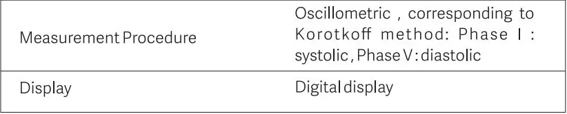 Dr Trust Monitor -106 A-one Galaxy with MDI Blood Pressure User Manual - Technical Specifications