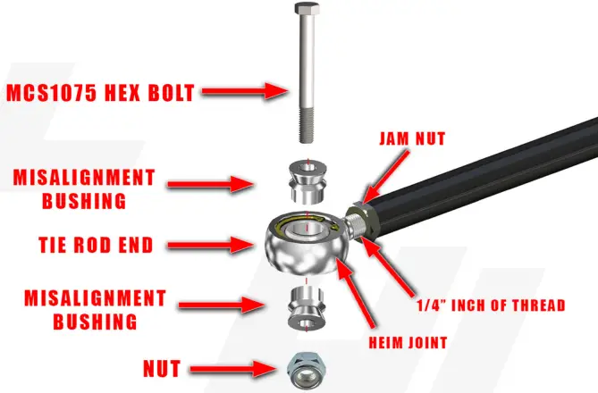 POLARIS HDAS-C-01 CAN-AM Defender Adjustable Tie Rod - 16