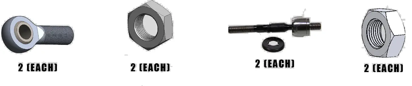 POLARIS HDAS-C-01 CAN-AM Defender Adjustable Tie Rod - 2