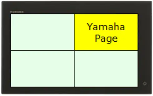 YAMAHA TZT9F Helm Master EX - screens can be assigned