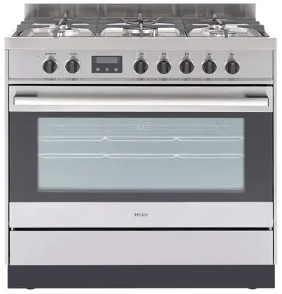 Haier HOR90S9MSX1 Freestanding Cooker Dual Fuel 90cm 5 Burners