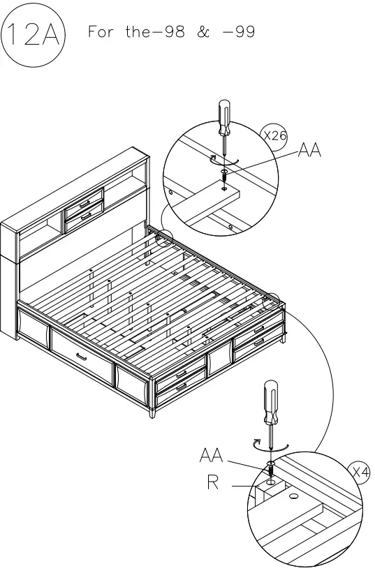 ASHLEY B476-64 Caitbrook Queen Storage Drawers-FIG11
