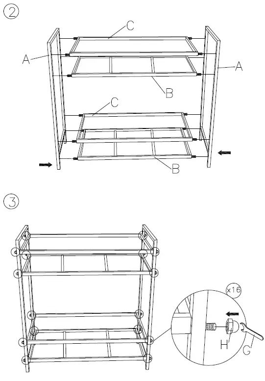 ASHLEY A4000095 Kailman Bar Cart 3