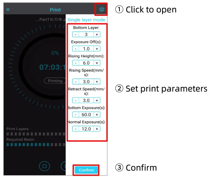 Anycubic 3D Photon Mono 4K - remote control 3